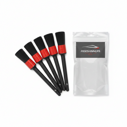 RideShinners™ 5-Piece Premium Detailing Brush Kit
